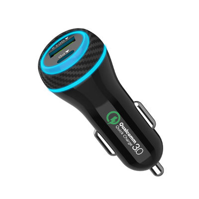 PD QC 3.0 51W USB C USB Adaptor Pengisi Daya Mobil Untuk Ponsel
